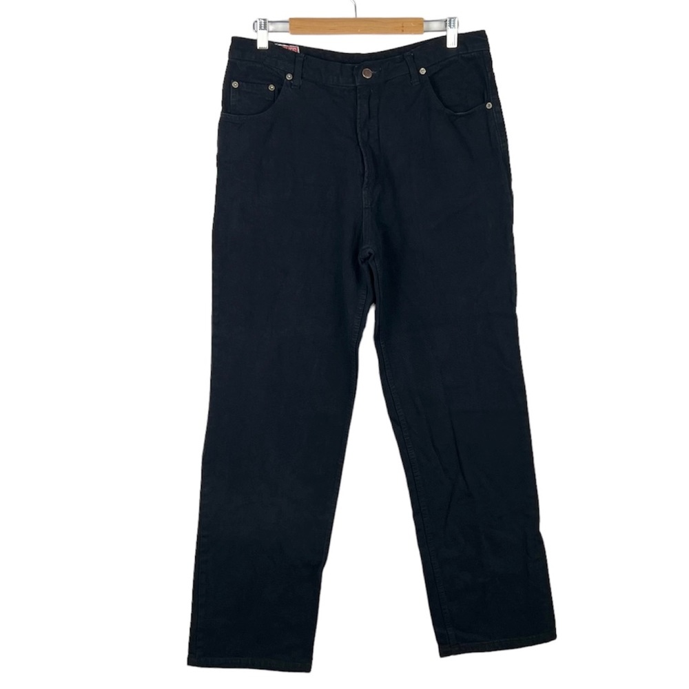 Levi’s 501 Men’s Denim Jeans Black Straight Leg Size 34W 32L *read description* - Picture 2 of 13
